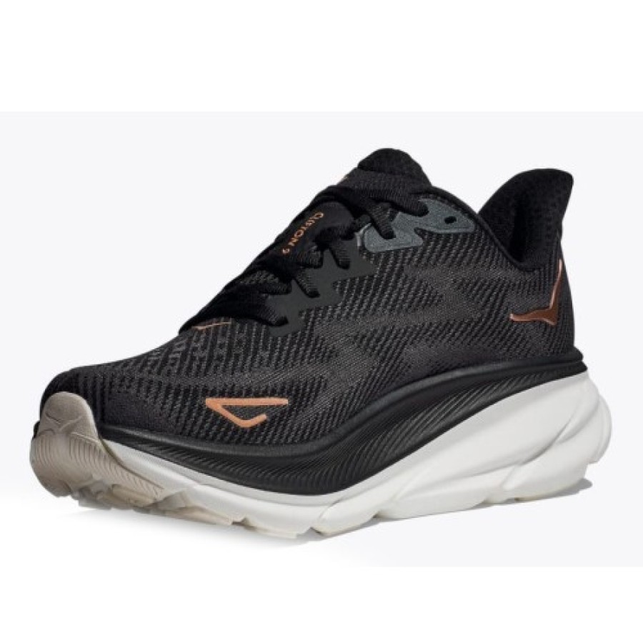 Women'S Hoka One One Walking | Hoka One One Women'S Clifton 9 In Black/Rose Gold