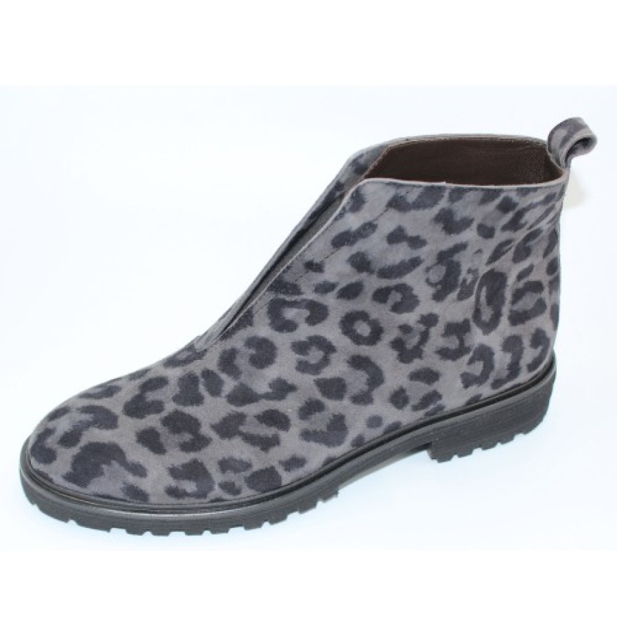 Women'S Brunate Pull Ons | Brunate Women'S Viola In Leopard Printed Suede