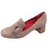 Women'S Pas De Rouge Heels | Pas De Rouge Women'S Flavia 2193 In Beige Suede