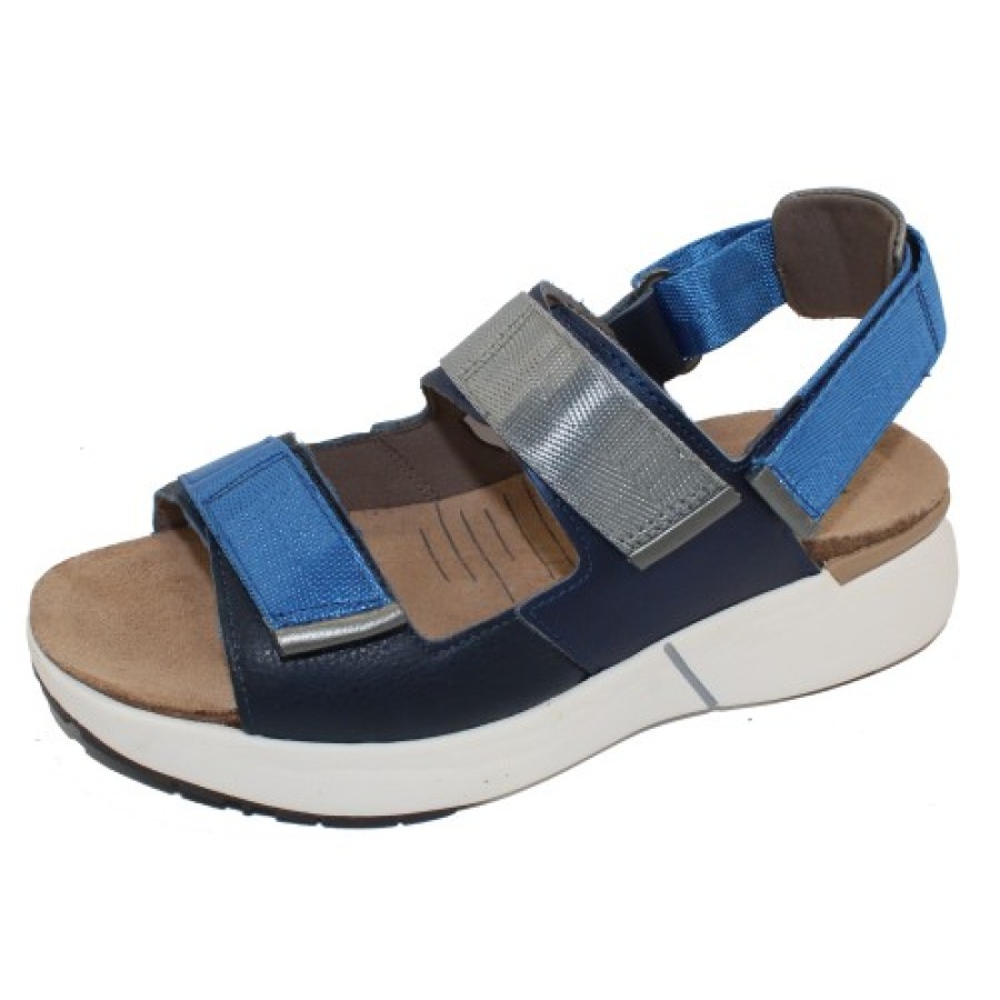 Women'S Naot Athletic | Naot Women'S Odyssey In Soft Ink/Polar Sea/Sterling Leather