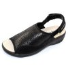 Women'S Mephisto Footbed | Mephisto Women'S Gisella Mobils In Black Bucksoft/Abril 6900/00