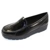 Women'S Ara Mocs | Ara Women'S Dewitt In Black Lack Patent Leather