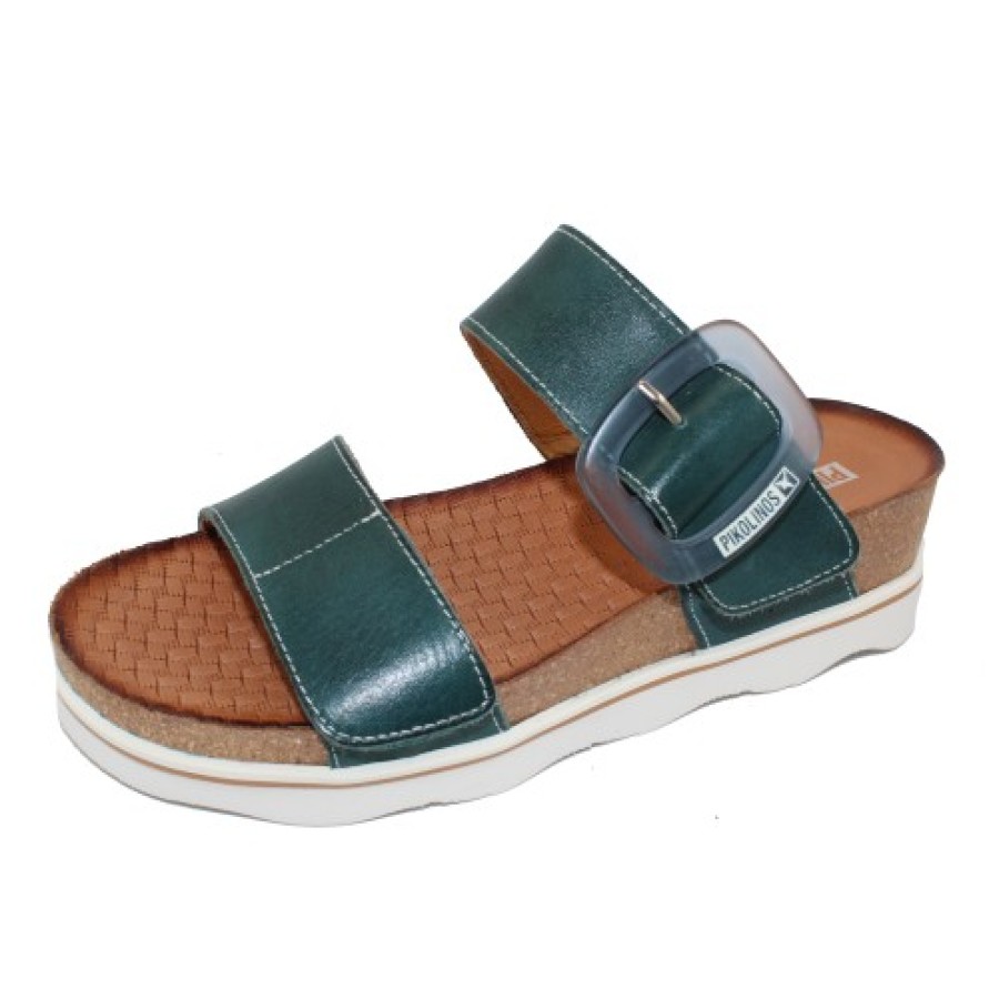 Women'S Pikolinos Back Straps | Pikolinos Women'S Menorca W6E-0596 In River Calfskin Leather