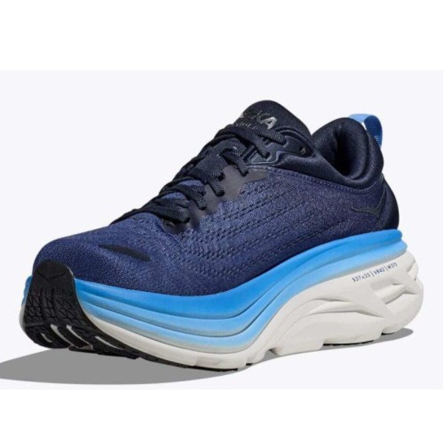 Men'S Hoka One One Lace Up | Hoka One One Men'S Bondi 8 In Outer Space/All Aboard