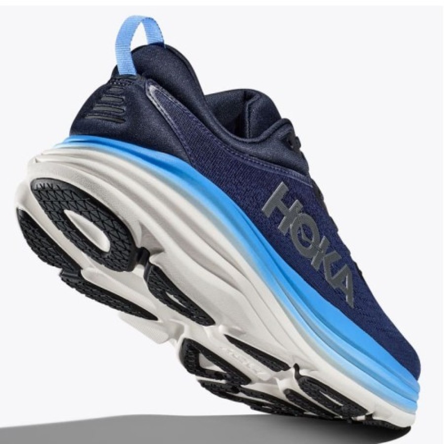 Men'S Hoka One One Lace Up | Hoka One One Men'S Bondi 8 In Outer Space/All Aboard