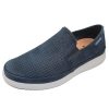 Men'S Mephisto Travel | Mephisto Men'S Tiago In Navy Sportbuck 1945