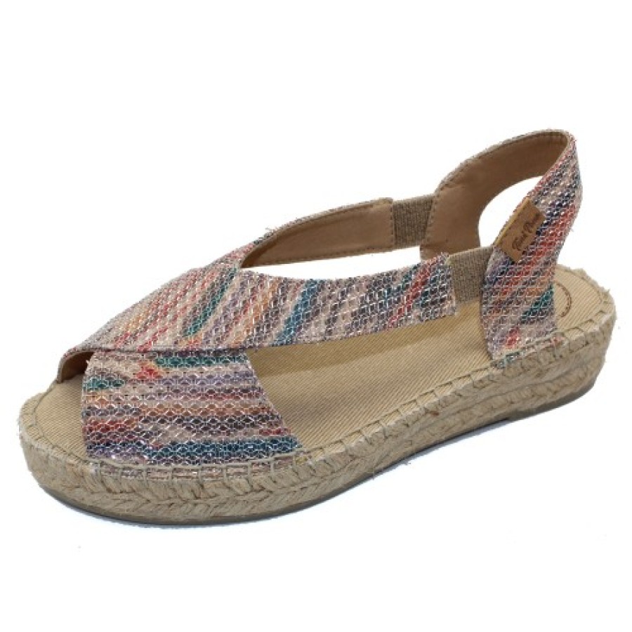 Women'S Toni Pons Wedges | Toni Pons Women'S Elda-S In Iris Canvas