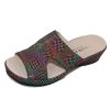 Women'S Brunate Slides | Brunate Women'S Sd543 In Vasa Strobo Multi Irredescent Leather