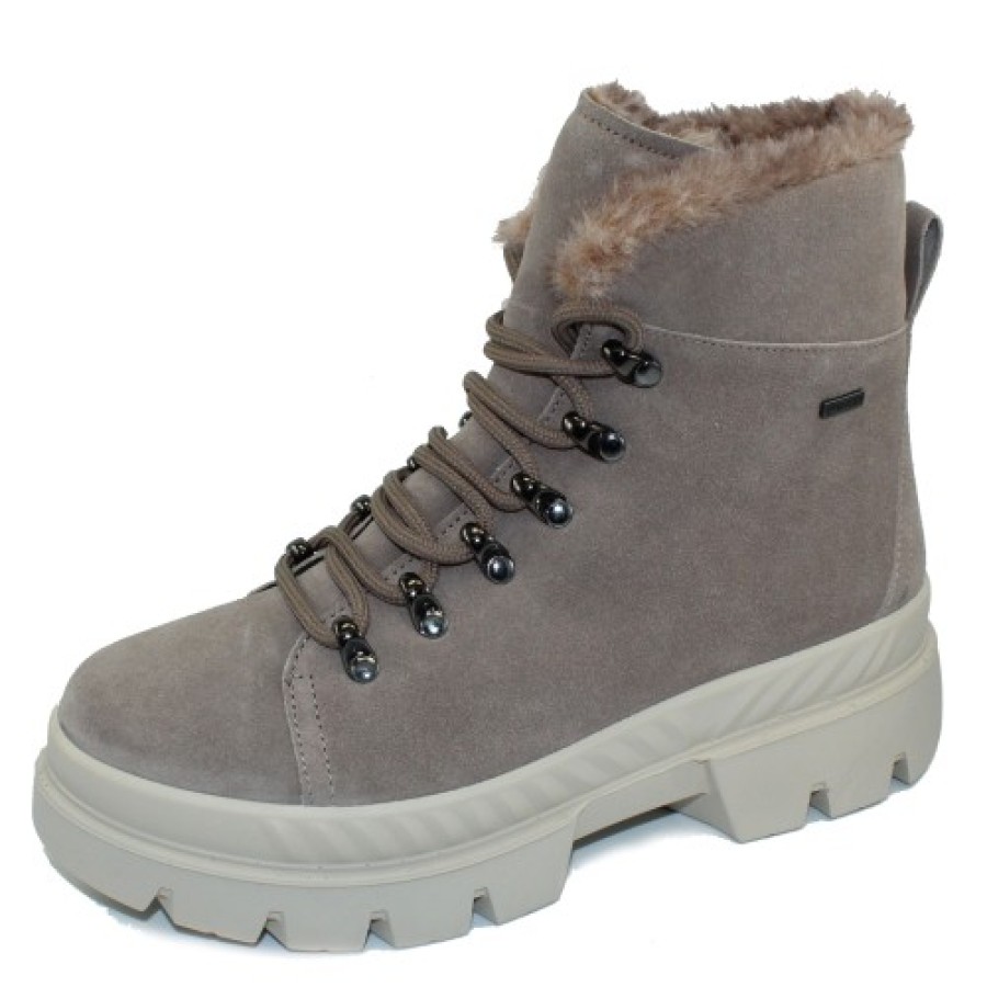 Women'S Ara Waterproof | Ara Women'S Montana In Moon Hydro-Suede