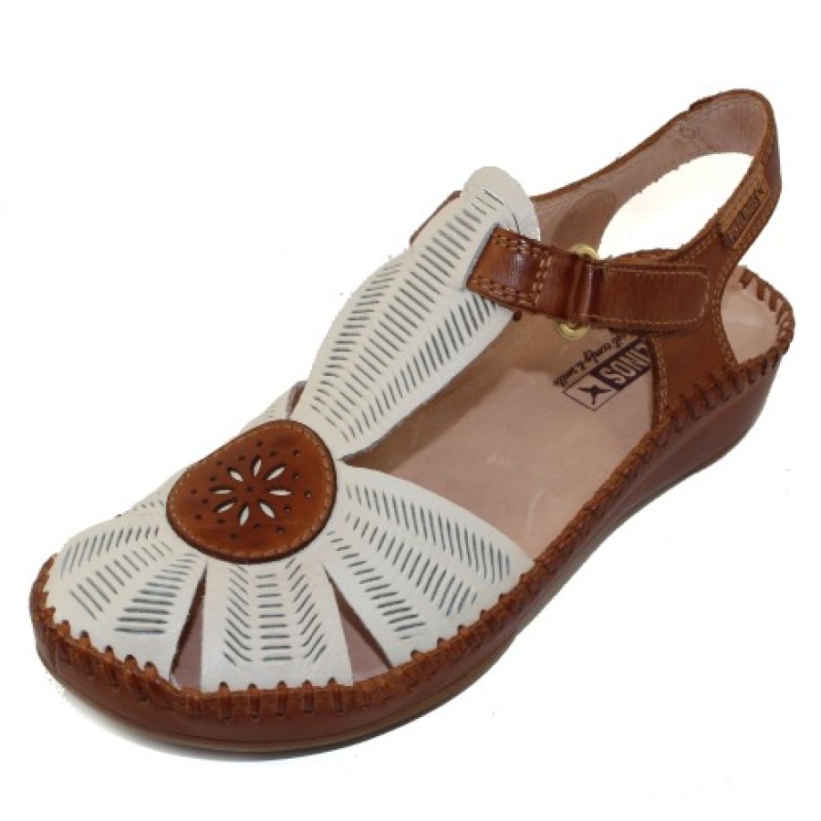 Women'S Pikolinos Mary Jane & Instep Strap | Pikolinos Women'S P. Vallarta 655-0575 In Nata Calfskin Leather