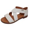 Women'S Pikolinos Flats | Pikolinos Women'S Algar W0X-0552 In Nata Calfskin Leather