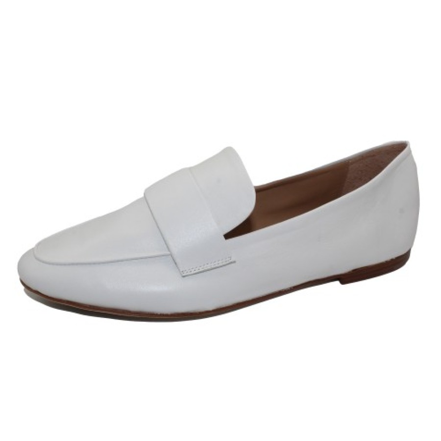 Women'S CC Made In Italy Mocs | Cc Made In Italy Women'S Canta 1120 In White Nappa Leather