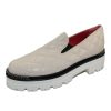 Women'S Pas De Rouge Slip Ons | Pas De Rouge Women'S Velar 3744 In Milk Nappa Leather