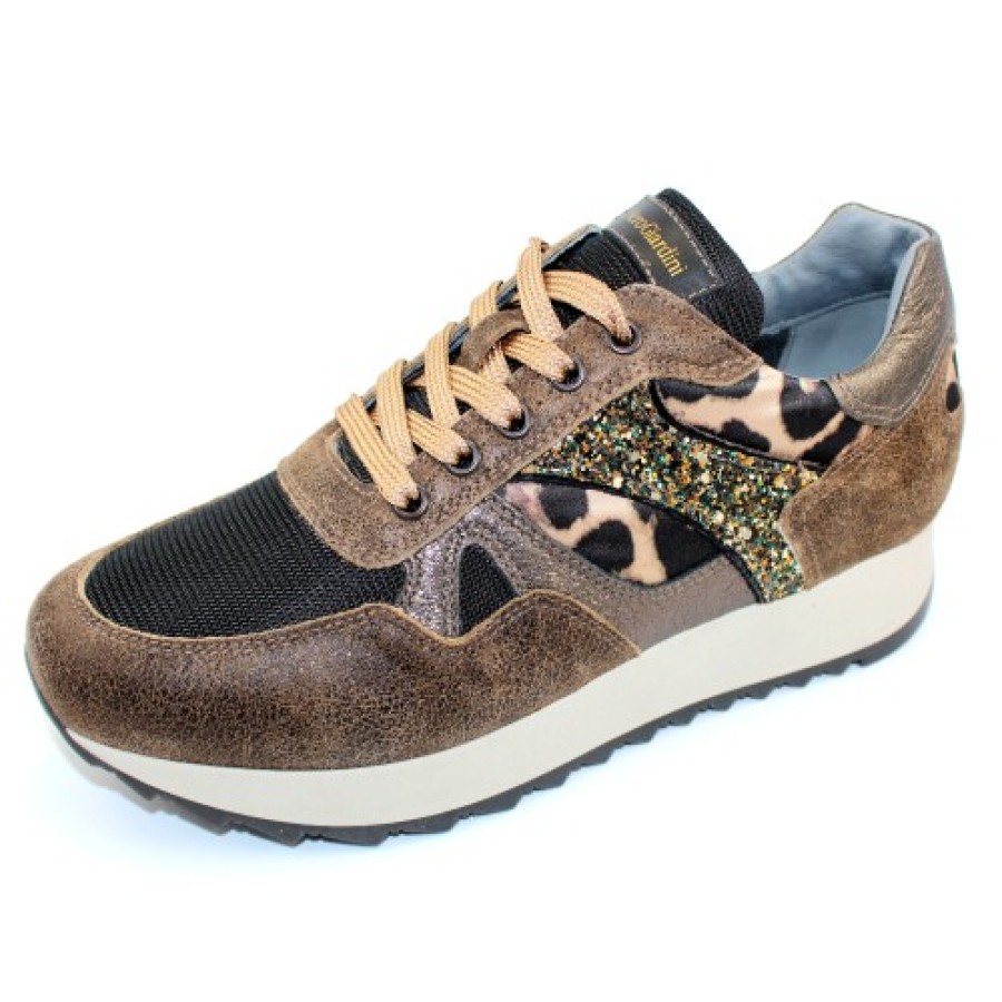 Women'S Nero Giardini Lace Up | Nero Giardini Women'S I013193D In Militare Multi Leather/Suede/Fabric