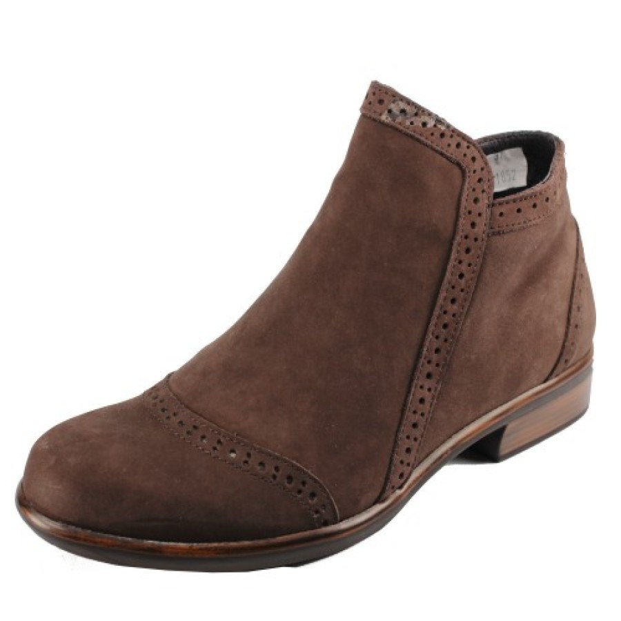 Women'S Naot Zippers | Naot Women'S Nefasi In Coffee Bean Nubuck