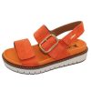 Women'S Mephisto Footbed | Mephisto Women'S Belona In Burnt Orange Velcalf Premium 12238N