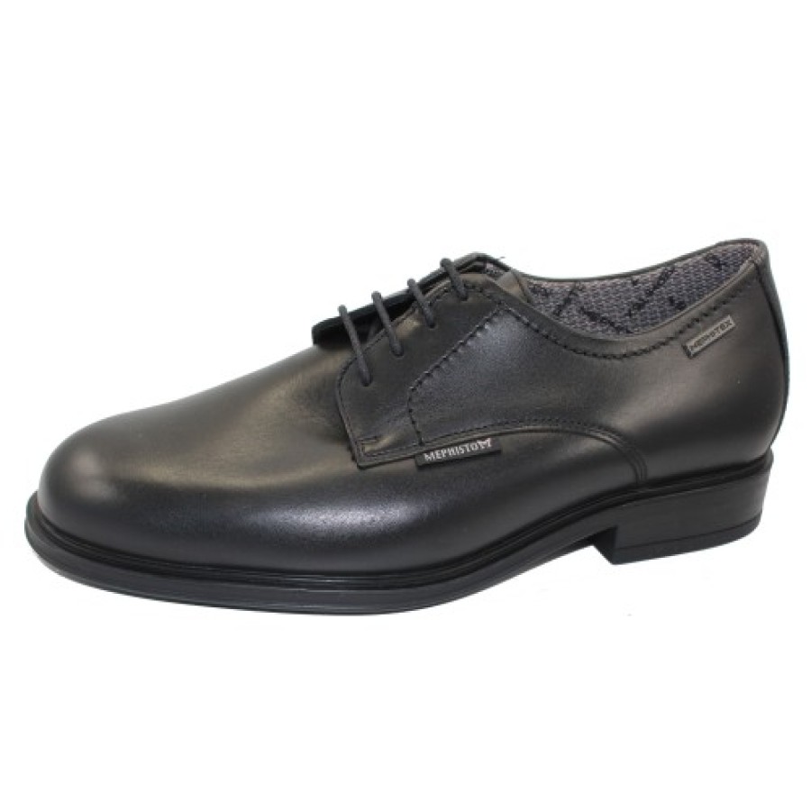 Men'S Mephisto Plain Toe | Mephisto Men'S Keaton Mt In Black Antica Leather 8800