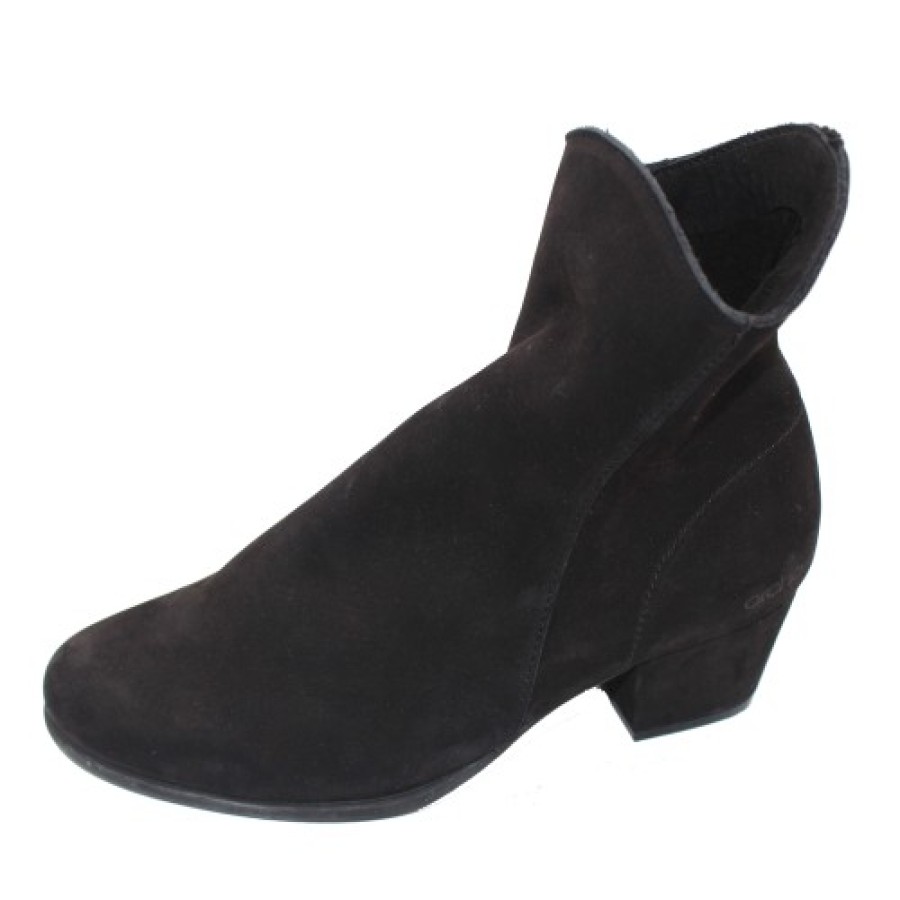 Women'S Arche Heels | Arche Women'S Malahi In Noir Nubuck