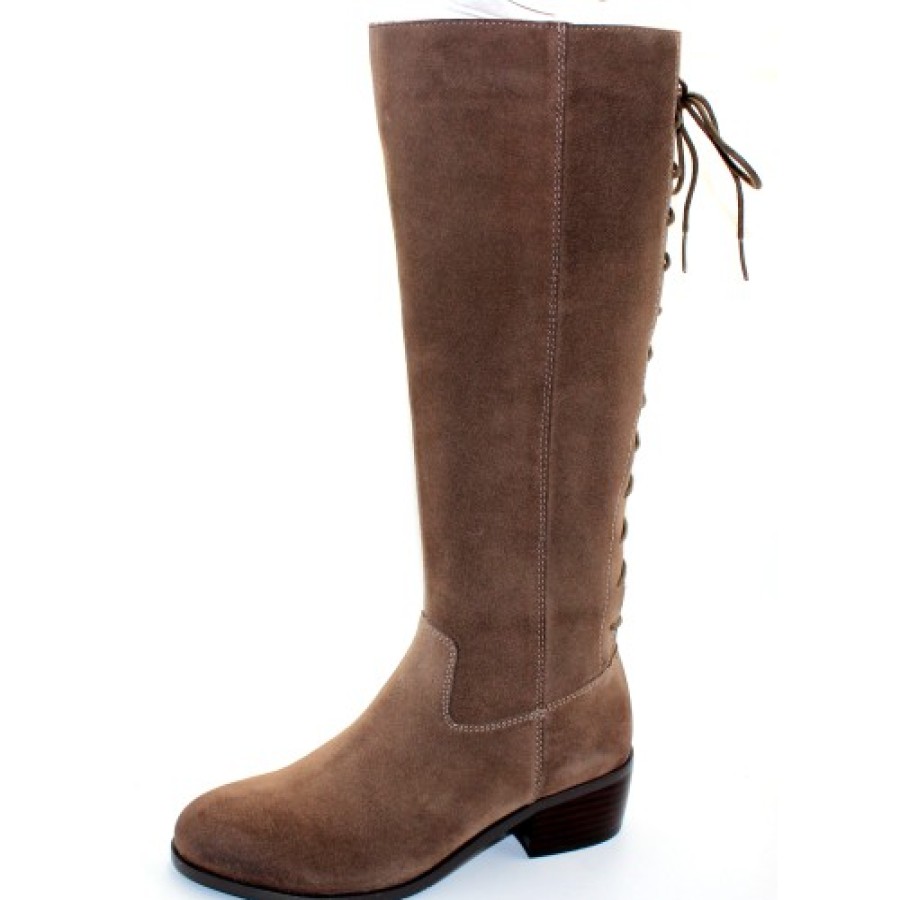 Women'S Salvia Full Shaft Boots | Salvia Women'S Gale In Loggia Vizalo Suede