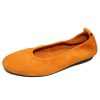 Women'S Arche Ballet | Arche Women'S Laius In Indy Nubuck - Mustard Yellow