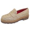 Women'S Pas De Rouge Slip Ons | Pas De Rouge Women'S Marta 4519 In Safari Glove Leather