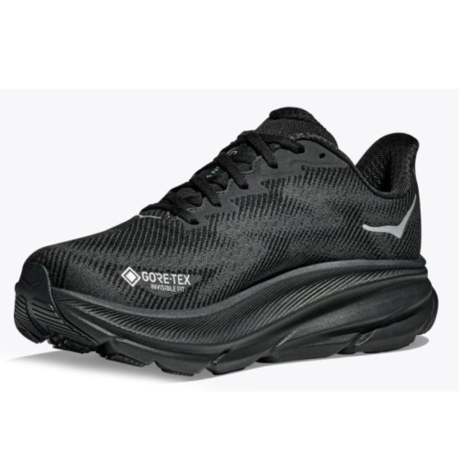 Women'S Hoka One One Travel | Hoka One One Women'S Clifton 9 Gtx In Black/Black