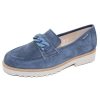 Women'S Mephisto Loafers | Mephisto Women'S Salka In Jeans Blue Velcalf Premium 12295