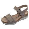 Women'S Mephisto Footbed | Mephisto Women'S Oriana In Warm Grey Velcalf Premium