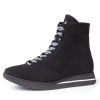 Women'S Yes Brand Shoes Wedges | Yes Brand Shoes Women'S Brenda In Black Water Resistant Suede