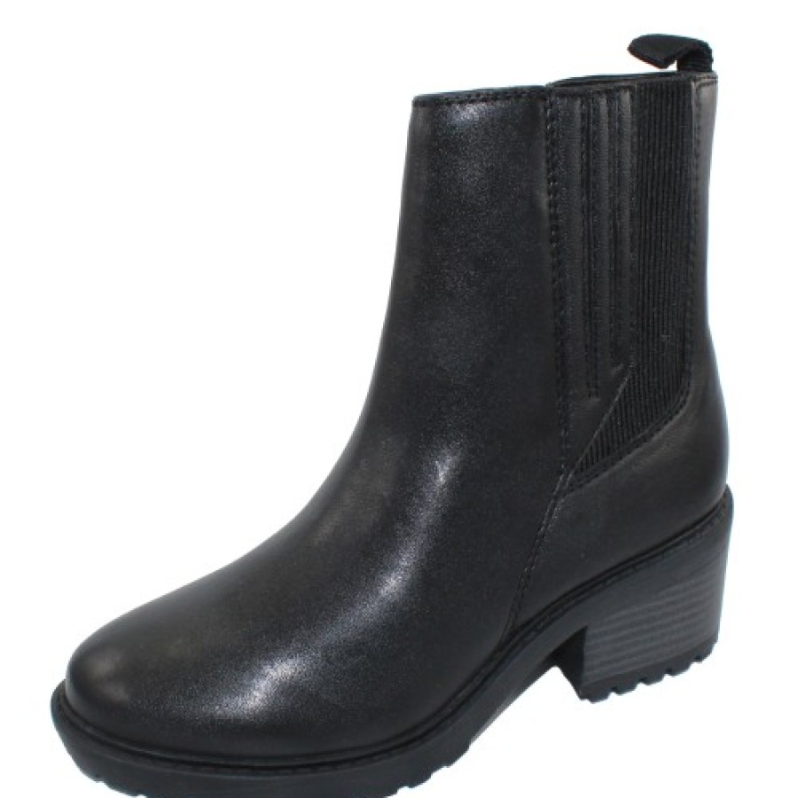 Women'S Salvia Ankle Boots | Salvia Women'S Meara In Black Sheep Nappa Leather