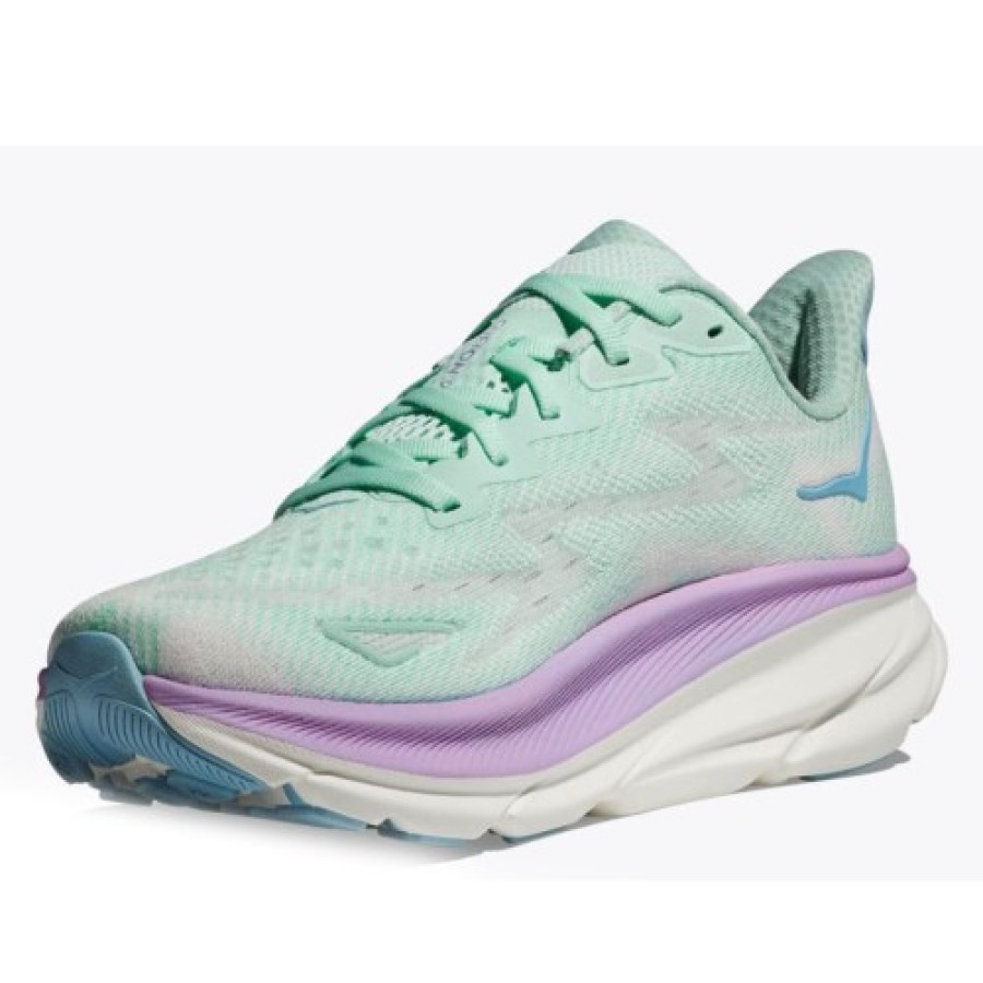 Women'S Hoka One One Oxfords | Hoka One One Women'S Clifton 9 In Sunlit Ocean/Lilac Mist