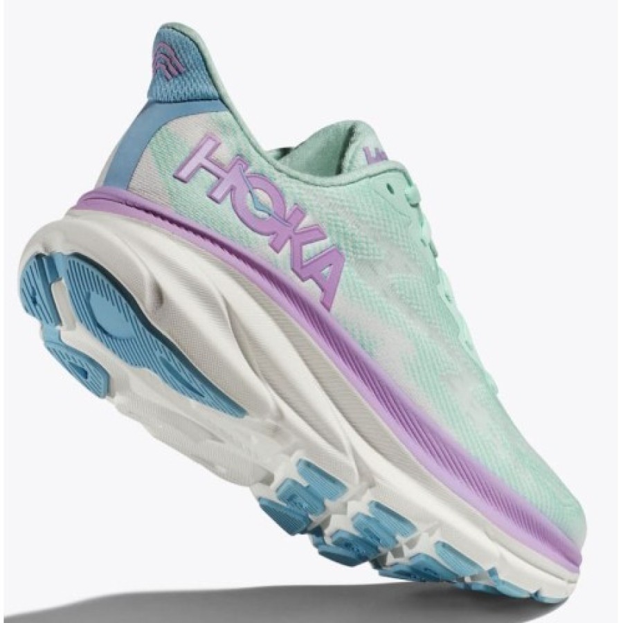 Women'S Hoka One One Oxfords | Hoka One One Women'S Clifton 9 In Sunlit Ocean/Lilac Mist