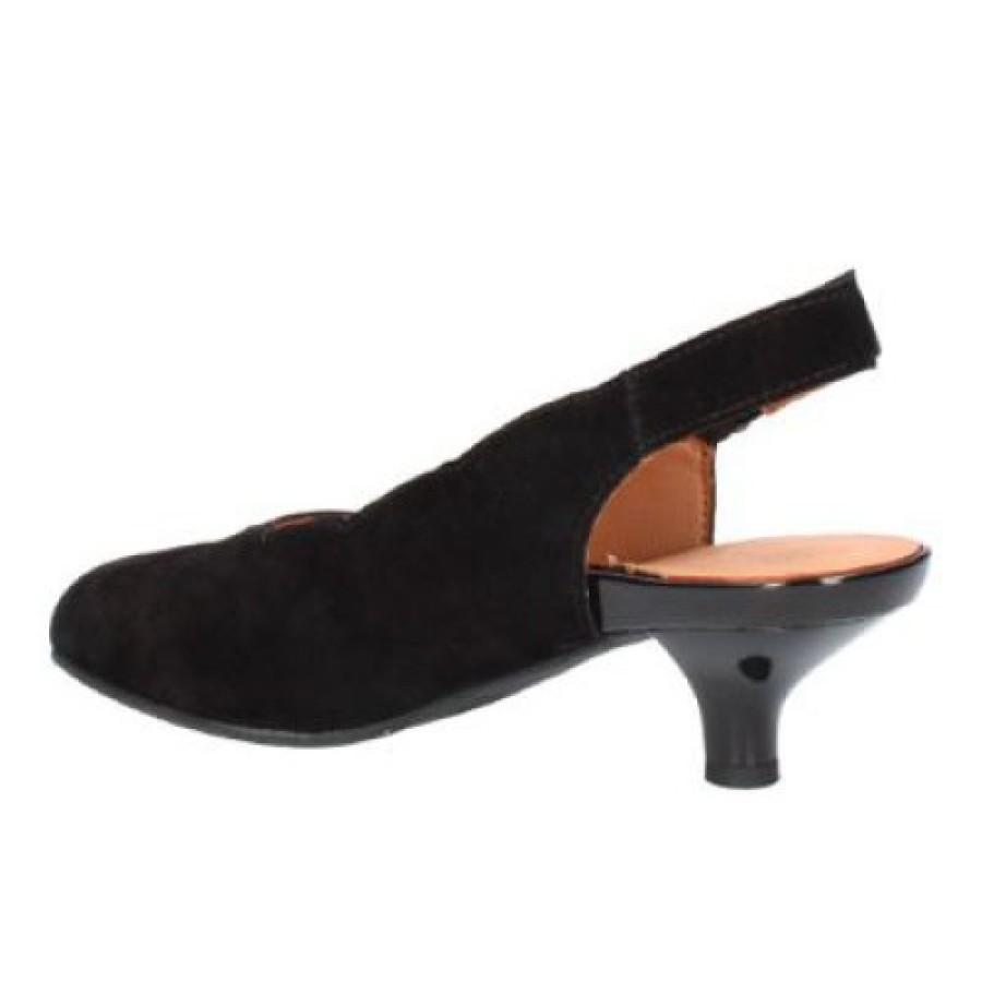 Women'S Lamour Des Pieds Women'S New Arrivals | Lamour Des Pieds Women'S Hulda In Black Kid Suede