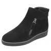 Women'S Bella Comforto Travel | Bella Comforto Women'S Marlisa 20.01.07 In Black Velour Suede