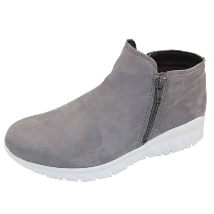 Women'S Naot Zippers | Naot Women'S Zodiac In Smoke Grey Nubuck