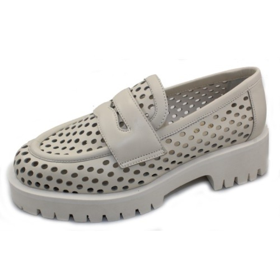 Women'S La Canadienne Platforms | La Canadienne Women'S Belford In White Leather