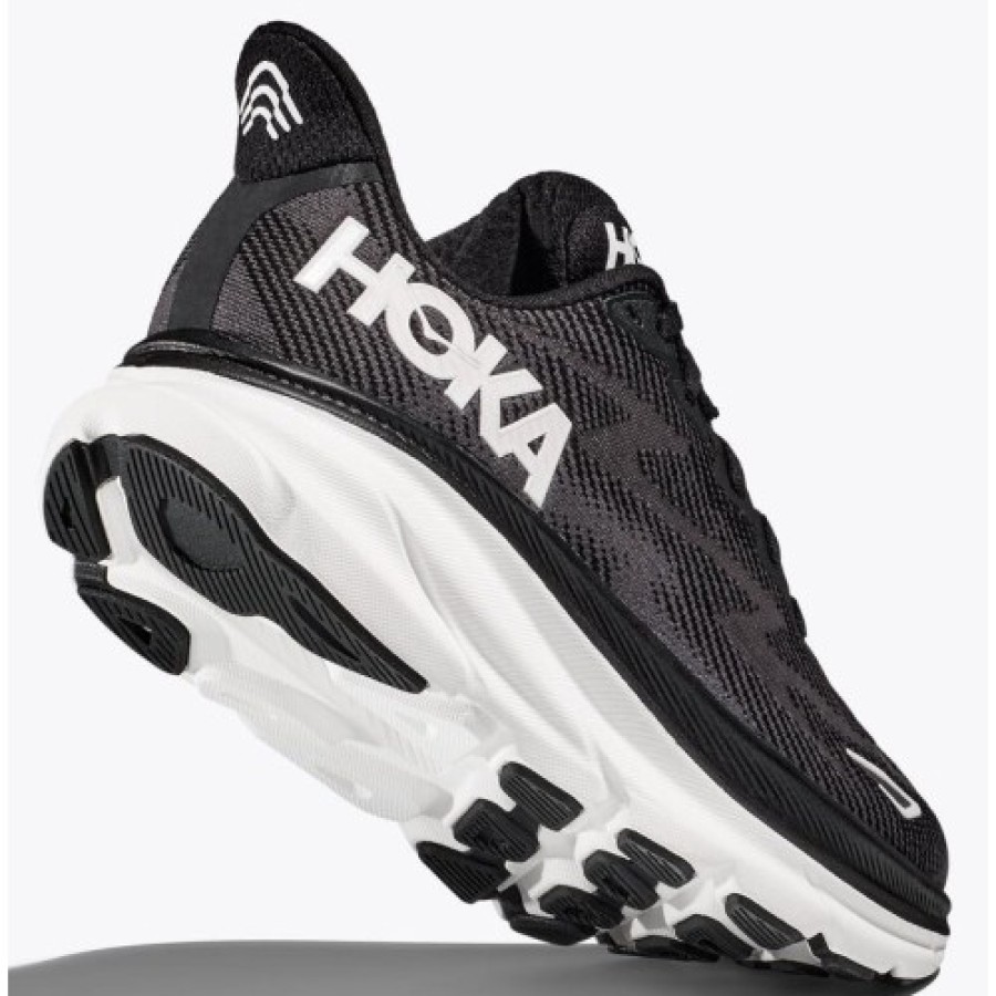 Women'S Hoka One One Walking | Hoka One One Men'S Clifton 9 In Black/White