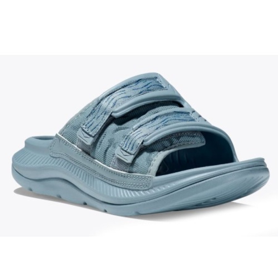 Women'S Hoka One One Platforms | Hoka One One Women'S Ora Luxe In Stone Blue/Bluesteel