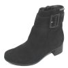 Women'S Mephisto Ankle Boots | Mephisto Women'S Gianina In Black Velcalf Premium 12200