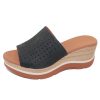 Women'S Paula Urban Slides | Paula Urban Women'S 3-481 In Black Nubuck