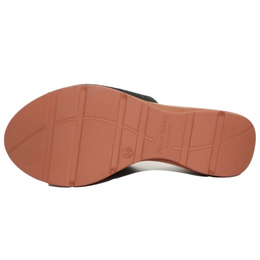 Women'S Paula Urban Slides | Paula Urban Women'S 3-481 In Black Nubuck