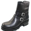 Women'S La Canadienne Boots & Booties | La Canadienne Women'S Carly In Black Waterproof Leather