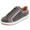 Men'S Mephisto Plain Toe | Mephisto Men'S Harrison In Dark Grey Grizzly Leather 152/3659