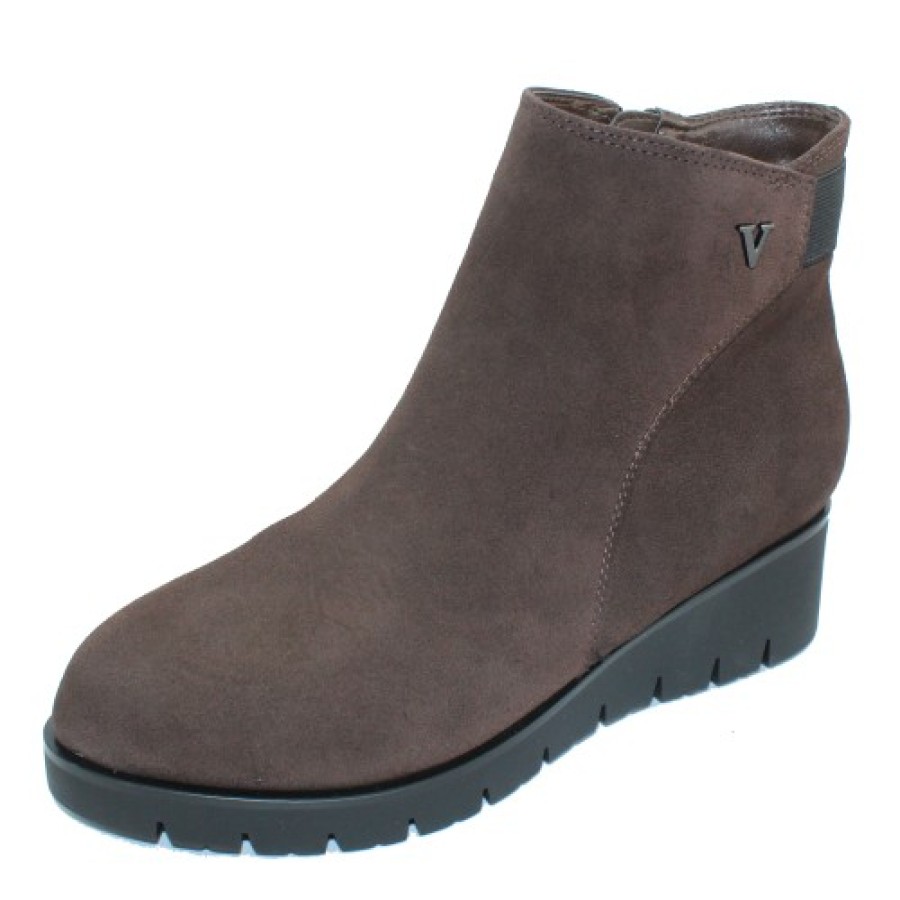 Women'S Valdini Boots & Booties | Valdini Women'S Vera Wp In Chocolate Brown Waterproof Suede