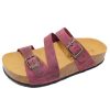 Women'S Plakton Footbed | Plakton Women'S 341210 In Burdeos Apure Oiled Leather