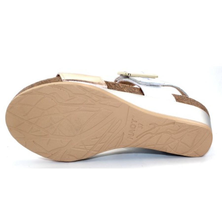 Women'S Naot Footbed | Naot Women'S Dynasty In Soft Rose Gold/White Pearl/Soft Silver Leather