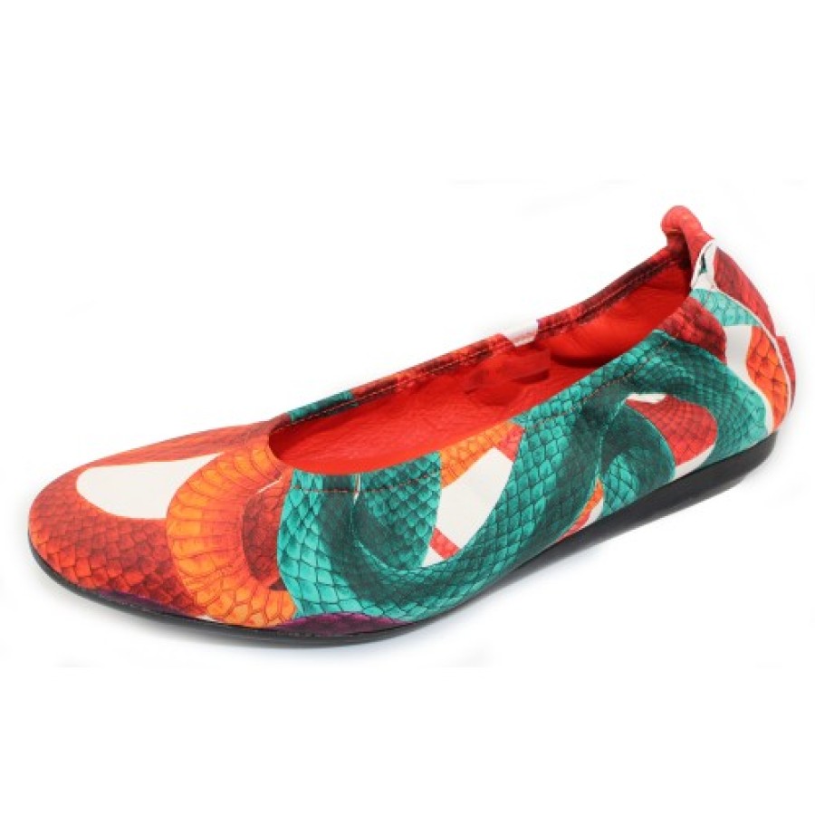 Women'S Arche Ballet | Arche Women'S Laiuza In Reptilian Print Laoco