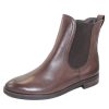 Women'S Paul Green Ankle Boots | Paul Green Women'S Mindy Bt In Moro Brown Leather