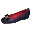 Women'S Pas De Rouge Ballet | Pas De Rouge Women'S Donata B1822 In Blue Goffrato