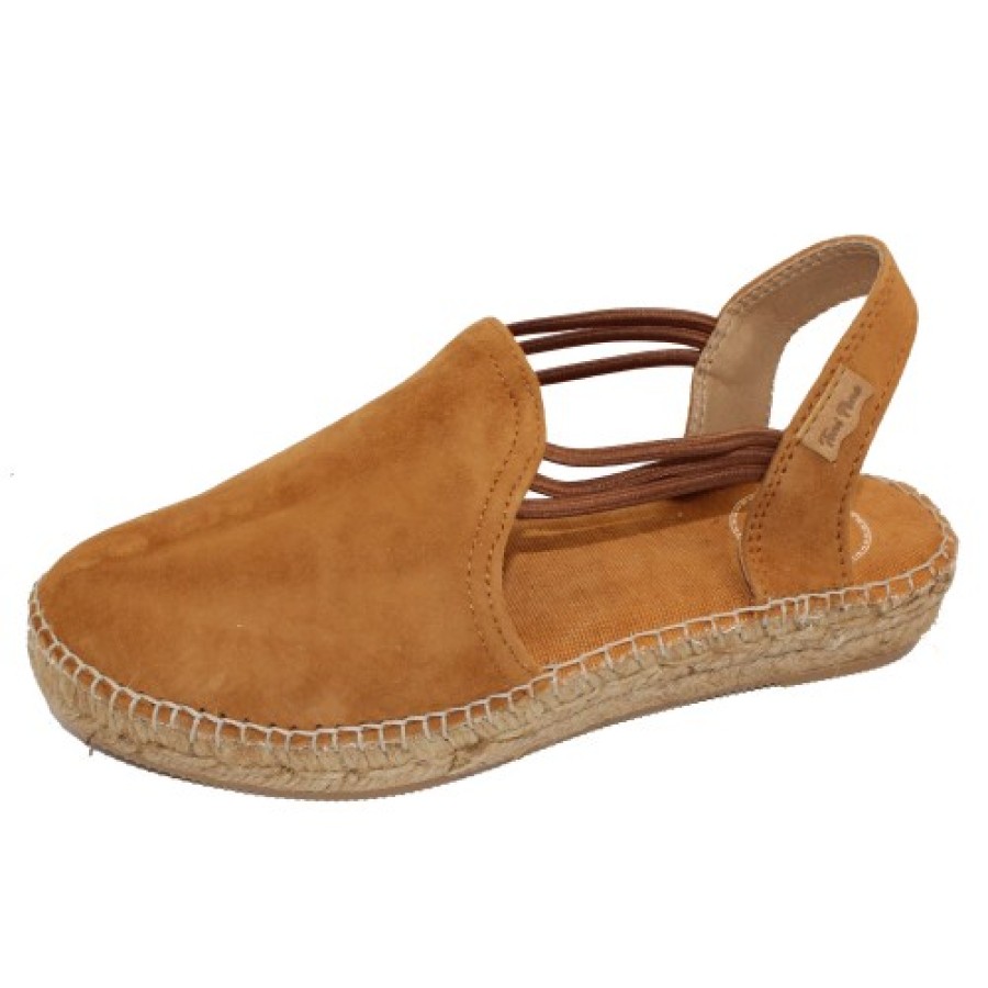 Women'S Toni Pons Women'S New Arrivals | Toni Pons Women'S Nuria In Cuero Tan Velour Suede